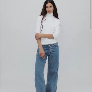 Stylish Blue Flare Women's Jeans